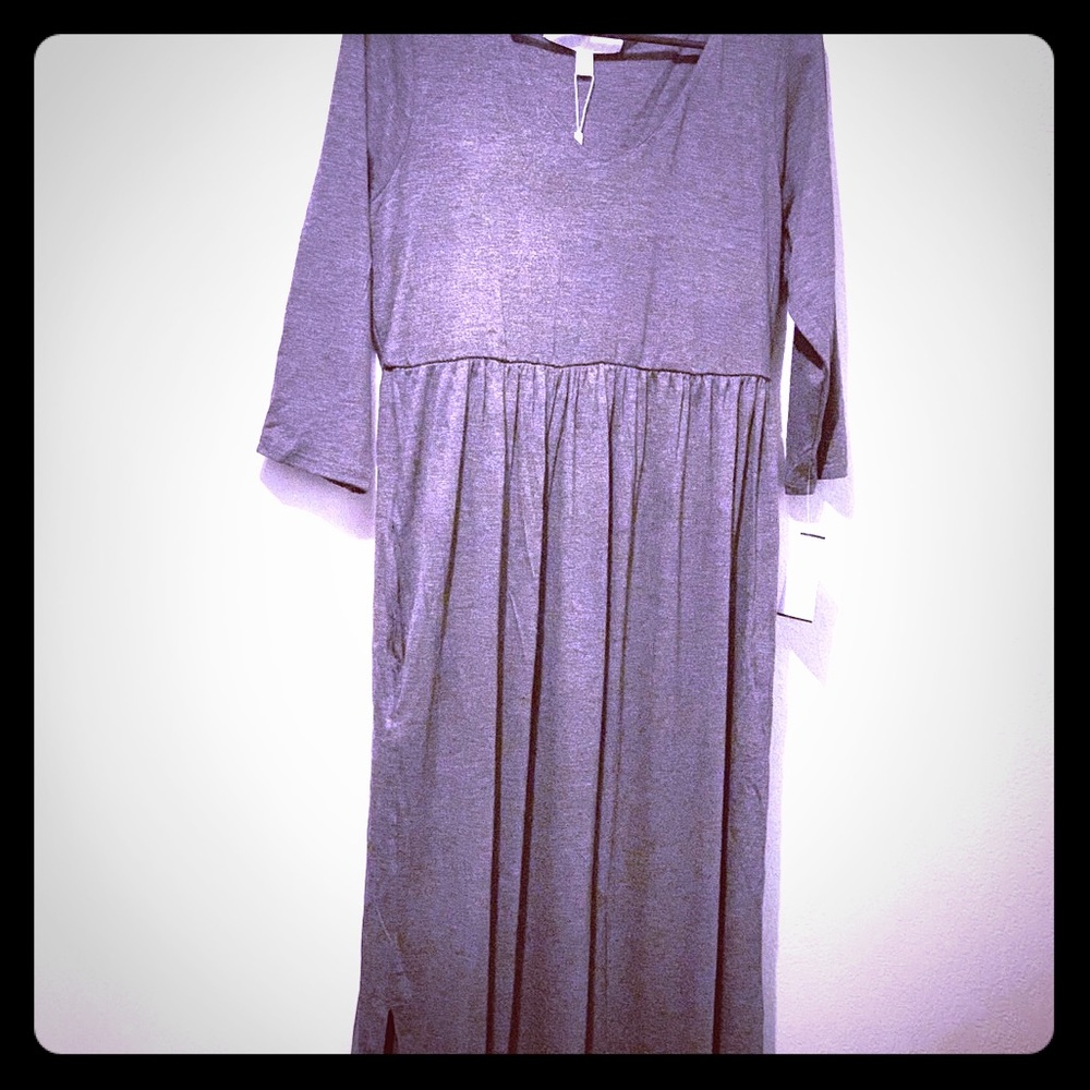 Midi Gray Dress